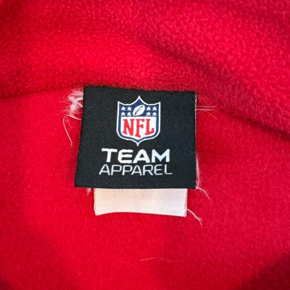 San Francisco 49ers 1/4 Zip Red Fleece Sweatshirt Adult Size 2X Sportswear NFL - Picture 3 of 3